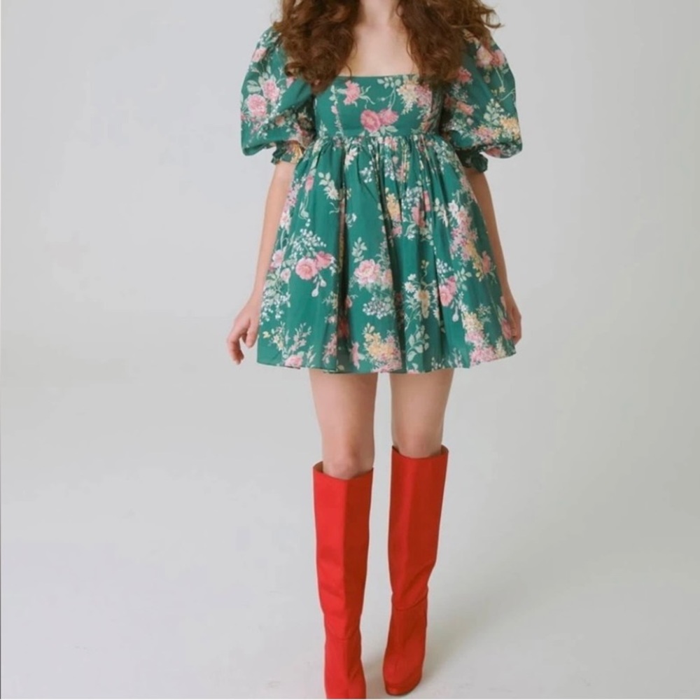Selkie Green Gables Cottage Puff Dress NWT